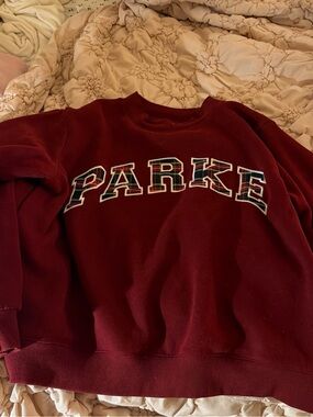 Parke Maroon Crewneck Sweatshirt